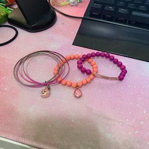 Pink Bracelet Set